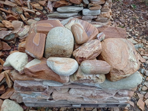 Златолит жёлтый, жёлто-зелёный глыбки и валуны для ланшафтного дизайна купить в Чусовом