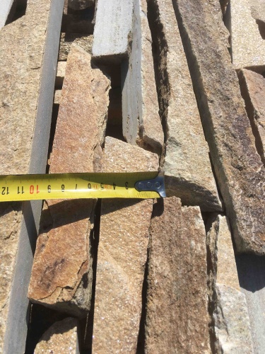 Горбушка златолит золотистый для облицовки купить в Чусовом