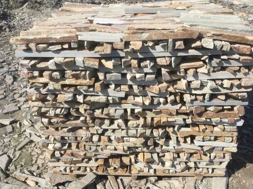 Горбушка златолит золотистый для облицовки купить в Чусовом